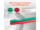 Oxygen Acetylene Hose 1/4-Inch x 50FT T Grade Hose 300PSI Max Working Pressure V952-TJYYGHJRGMG5XT6X0V0