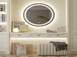 60cm LED Bathroom Mirror Anti-fog Circle Backlit HD V178-66748