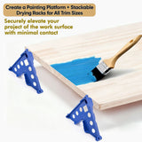7-in-1 Painter's Support Stand Tool for Doors Cabinets Trim and Small Painting Projects, Heavy Duty V1341-ZY-P6YVN98L-8PCS