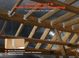 50 Pcs Joist Hanger, Inner Dimensions 1.57 x 1.50 x 7.83 inch / 40 x 38 x 199 mm, Rafter Hurricane V952-TLDJ210INCH5HCMQL001V0