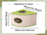 Cat House - Cat Basket - Cat Den - Felt-Shaped Cat Bed - Suitable for All Seasons - Warm V1188-ZXY-10842