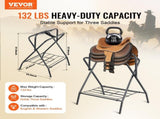 Folding Saddle Rack, 28 x 19 x 37.5 in, Freestanding Horse Saddle Stand, Portable Horse Blanket V952-MAJXXZDK2819D0WM3V0