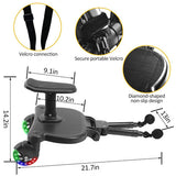 Baby Jogger Glider Board 2 in 1 Kid Stroller Board with Dismountable Seat AU Luminous wheel V201-BABY0001RB8AU