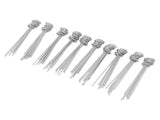 100PCS Ground Nail Galvanized Iron Rust Proof Artificial Turf Stakes for Weed Barriers Tent Garden V1294-YM0706-3111230171111