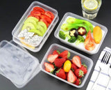 120pcs 1500ml Reusable Food Containers Plastic Storage Meal Prep w/ Lids V563-FC1500-10-12PK