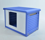 YES4PETS Small Plastic Pet Dog Puppy Cat House Kennel Blue V278-AT2004-BLUE-PET-HOUSE