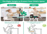 Toddler Booster Seat for Kitchen Chair, Non-slip Kids Dining Table Booster Seat with Adjustable V1259-DP01-A-3419