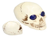 Skull Ornaments Vivid Lightweight Easily Clean Add Horror Ambience Halloween Props for Party Haunted V1294-YM0714-3115210185211