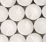 100 Pack Bulk Tea Lights Candles - White Smokeless Tealights Unscented - 9 Hour Burn Time V382-9HRTLCANDLE100