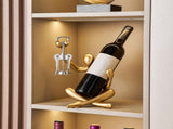 Statue Wine Bottle Rack Suitable for Countertop Wine Bottle Holder Wine Bottle Rack Desktop V1366-AZ2-W-14497