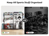 Everfit Sports Equipment Organizer Rack Multi Garage Storage for Golf Bag 174cm BSR-A-RET-174