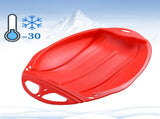 Round Snow Sled Disc for Kids and Adults, Thick Portable Skiing Pad with Anti-Skid Sunk Seat, V1189-LWWAL-20260401-07280