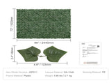 Ivy Privacy Fence, 1830 x 2440 mm Artificial Green Wall Screen, Greenery Ivy Fence with Mesh Cloth V952-WLSRZZWQ1J965BH6XV0