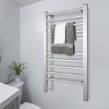 Pronti Heated Towel Rack Electric Towel Rails 160Watt with Timer PTR-EVA-160-TM