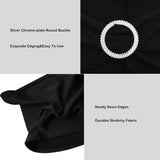 Spandex Chair Sashes Bands 50PCS Stretch Chair Ties Bows with Buckle Slider for Wedding Party V1258-DP02-C-1409
