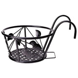 Iron Wire Hanging Flower Pot Holder Brackets Display Shelf Garden Plant Flower Holder V1294-YM0718-10096275