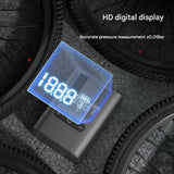 Compact Digital Display Air Pump - 100 PSI, Portable Electric Inflator with Automatic Stop V888-ELOSUNG35738