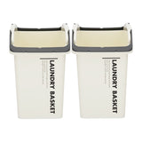 2 Set Stackable Multipurpose Laundry Basket Ivory V274-FT-NP-SLB2P-IV