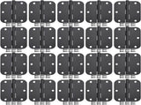 20 Pack Matte Black Door Hinges 3x3 Inch Standard Bedroom Door Hinge,Black Hinges for Interior Doors V1259-DP01-A-3408