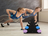 Dumbbell Storage Rack Compact Dumbbell Rack Black for Home Gym Use 1Pcs V1370-AZ4-14901
