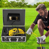 VEVOR Sewer Inspection, 50M Cable Video Camera Monitor, 7" LCD Pipeline Inspection Camera, V952-GDTCY50M7YC000001V3