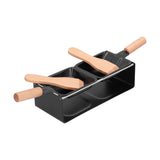 Barbecue Plate Portable NonStick Mini Cheese Grill Pan with Wooden Handle for Kitchen Use V1294-YM0901-3118210133311