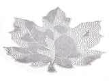 Placemats Set of 2, Vinyl Table Mats Hollowed-Out Leaf Place Mats Dinner Table Decor Mats for V1192-AZ-W-15577