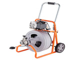 Drain Cleaner Machine 100FT x 1/2 Inch, Auto Feed Sewer Snake Drain Auger on Wheels, Portable Drain V952-ZDJJKLSGDSTJXZPK9V3