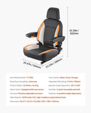 Forklift Seat Mower Tractor Seat Adjustable Back Seatbelt & Headrest V952-CCZYCGKFSAQDXWZDKV0