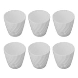 6pcs Plastic Flower Poting Plant Container Lightweight Plastic Planter for Home Balcony V1294-YM0901-3111240201712