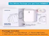Niimbot D11 Protable Wireless Connection Label Printer White V943-D11-WH