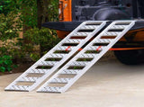 Aluminum Ramps, 1250lbs, Straight Ramp with Treads and Load Straps, Portable Loading Ramp for V952-ZZZ1250781222PF5MV0