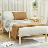 Artiss Bed Frame King Single Size Wooden Base Mattress Platform Timber Pine AMBA WBED-AMBA-KS-WD