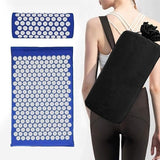 Blue Massage Acupressure Mat Yoga Sit Lying Mats Pain Stress Soreness Relax AU NEW V201-QHGMMOREONE020