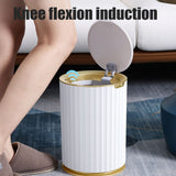 Smart Sensor Trash Waterproof Kitchen Bathroom Sensor Bin with Lid Large Capacity Garbage Waste Bin V1294-YM0523-10320546