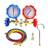 3 Way AC Diagnostic Manifold Gauge Set Metal, Photo Color, 1.9 V1366-AZ2-W-15850