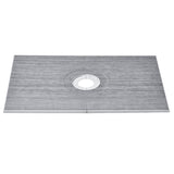 Shower Curb Kit, 1219x1828mm Shower Pan Kit with 160mm Central Drain, Lightweight EPS Shower V952-LYAZDB4872YCFXDWCV0