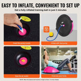 Half Exercise Ball Trainer, 23 inch Balance Ball Trainer, 660lbs Capacity Stability Ball, Yoga Ball V952-PHXLQ58CMBWF8JUJHV0