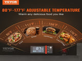 Hot Box Food Warmer, 4-Tier Concession Warmer with Water Tray, 4 Pans, Single-door and Adjustable V952-XXSPBWJ4CBTMLX7IBV3