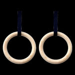 32mm Wooden Gymnastic Rings Olympic Gym Rings Strength Training V63-822591