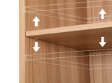 Artiss Bookshelf 8 Tiers MILO Pine FURNI-Q-BSHELF-03-WD