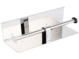 Toilet Paper Holder Dual End Wall Mounted Toilet Roll Holder 304 Stainless Steel for Bathroom V1294-YM0523-3112220017511