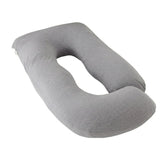 CARLA HOME U Shaped Pregnancy Pillow for Full Body Support Grey - Polyester - Full Body Pillow V178-36502