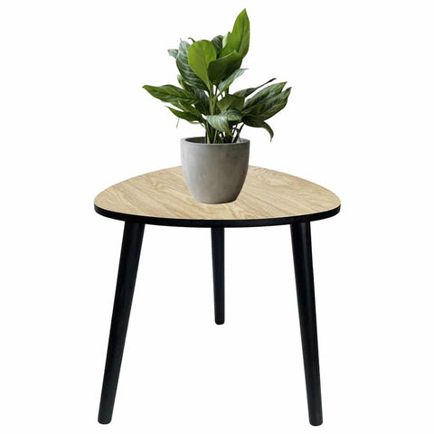 Contemporary Abstract 3 Legged Side Table 40cm V637-68101TBL