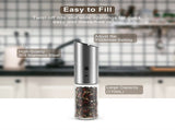Stainless Steel Electric Spice Grinder with Large Capacity & One-Handed Operation - Must-Have V1192-AZ-W-16307