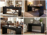 Artiss Console Table Hallway Sofa Entryway Entrance 120CM Black FURNI-N-CST-02-BK