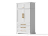 Artiss Buffet Sideboard Cabinet Pantry Kitchen Storage Cupboard Drawers Doors FUR-U-SID200-WH-ABC