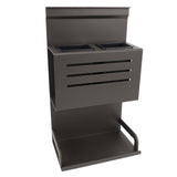 Wall Mount Utensil Rack Grey Aluminum Alloy Easy to Clean Multi Use Wall Utensil Organizer Rack for V1294-YM0901-3118240199511