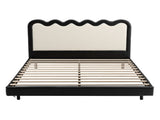 Artiss Queen Bed Frame, Floating Design with RGB LED and USB Charging BFRAME-G-NUBO-Q-BW-AB