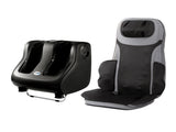 Livemor Full Back Massage Seat Cushion Heating With 360&deg Foot Massagers MASSAGE-288-BARON-BK